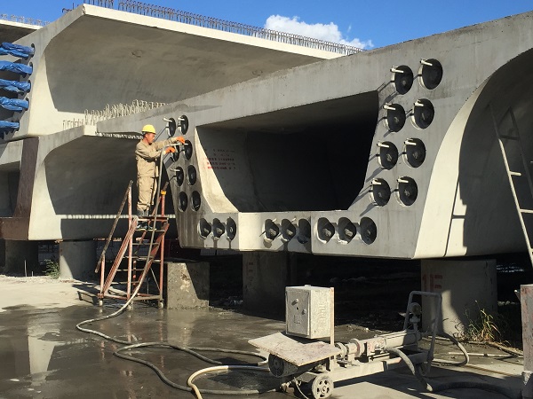 要知路混凝土压浆料建复前的筹备工作